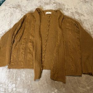 Brown Knit Cardigan